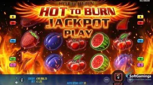 Hot To Burn Jackpot Play